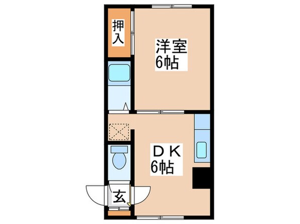 ハイツエメラルドⅡの物件間取画像